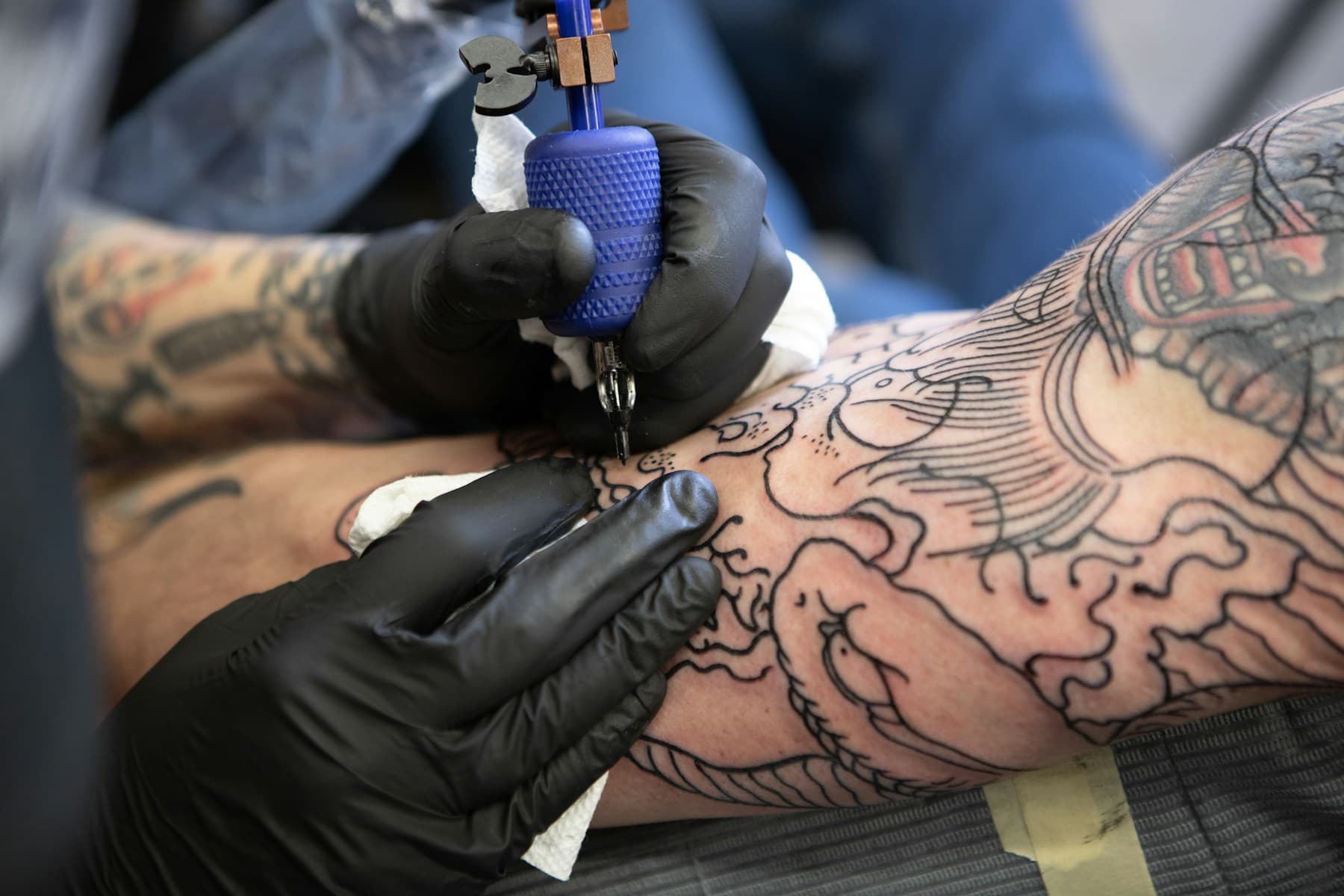 Sleeve tattoo detail